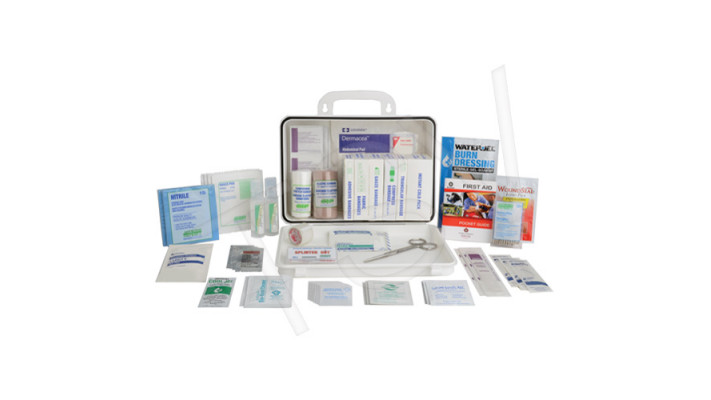 Trousses de premiers soins pour entrepreneur, Dispositif médical Classe 1, Boîte en plastique